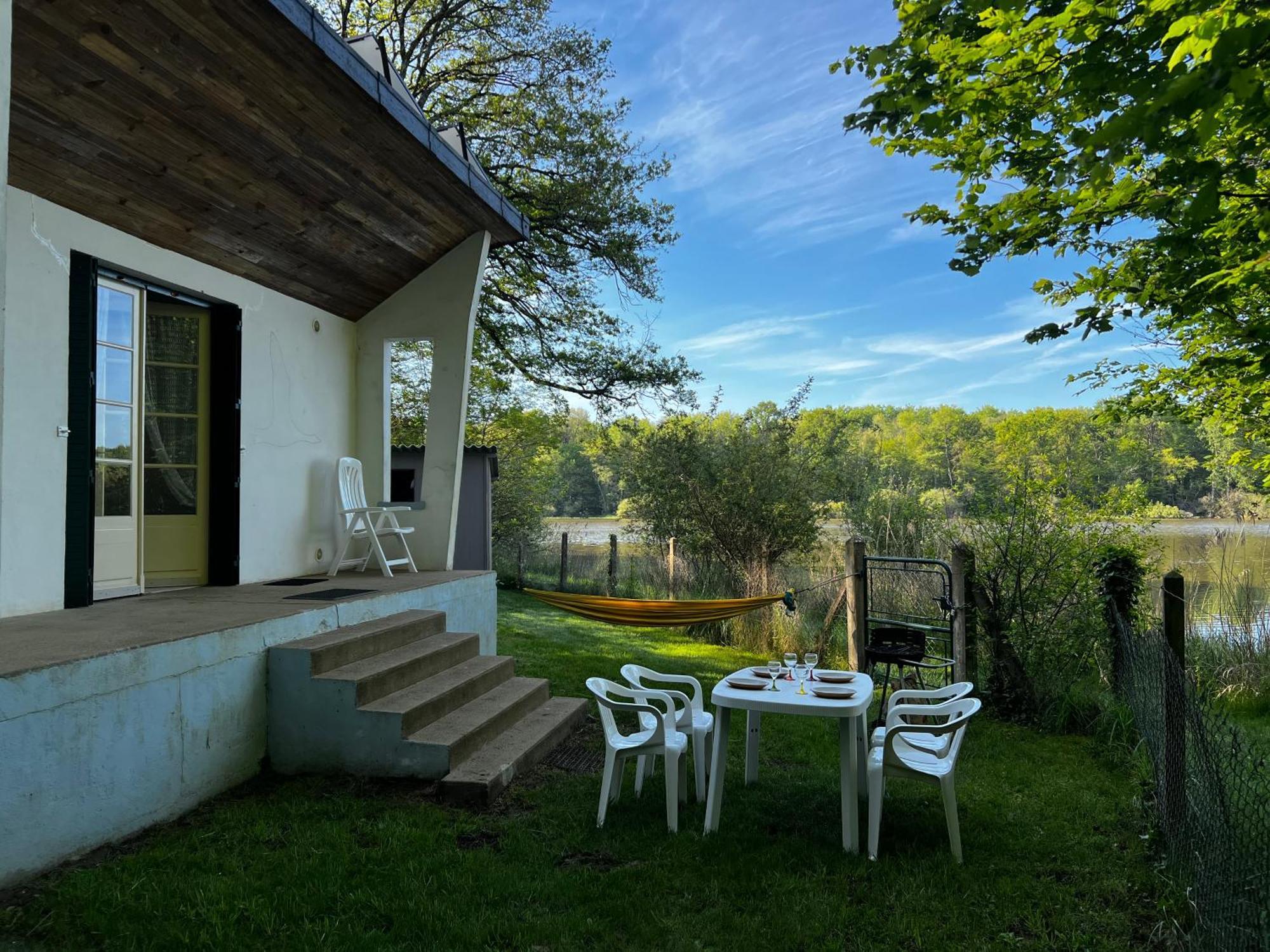 Chalet Au Bord De L'Etang 4 Pers Les Boulmiers Kültér fotó